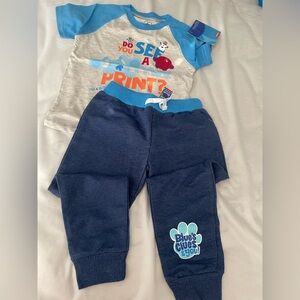 Blues Clues Toddler Boys' Raglan T-Shirt and Jogger Pant Set